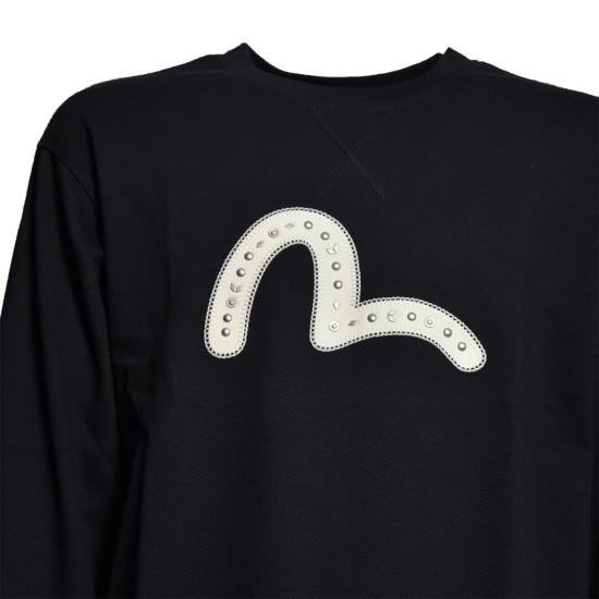 26FW 에비수 긴팔 티셔츠 2ESHTM6SW1064 BLKX NERO - EVISU