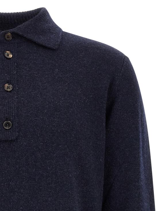 26FW 에르메네질도제냐 폴로 티셔츠 UIB60A4132B99 Blue - ERMENEGILDO ZEGNA
