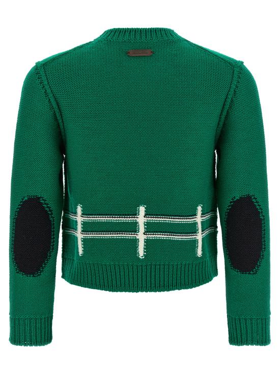 26FW 모스키노 가디건 A090454022384 Green - MOSCHINO