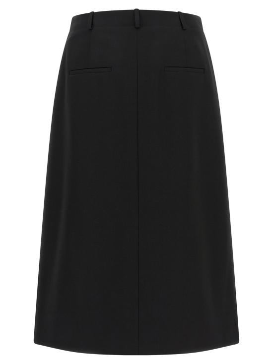 26FW 펜디 미디 스커트 FQ7767B1H8F0QA1 Black - FENDI