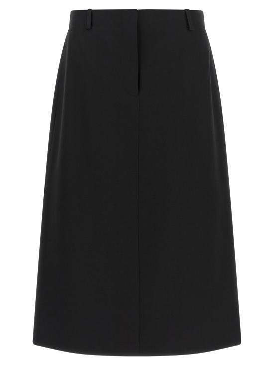 26FW 펜디 미디 스커트 FQ7767B1H8F0QA1 Black