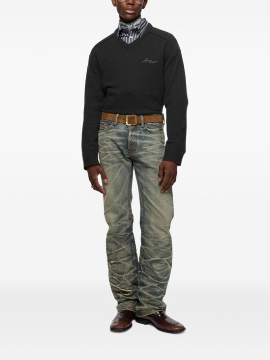 26FW 아크네 스튜디오 스웨터 B60419 900 BLACK - ACNE STUDIOS