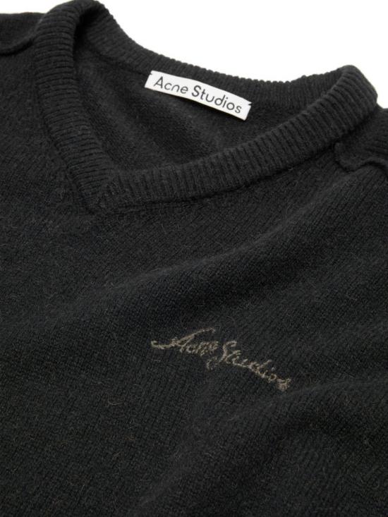 26FW 아크네 스튜디오 스웨터 B60419 900 BLACK - ACNE STUDIOS