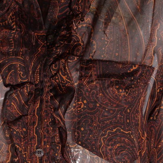 26FW 에트로 셔츠 WRIA0118 99SA124X0865 BROWN BURGUNDY - ETRO