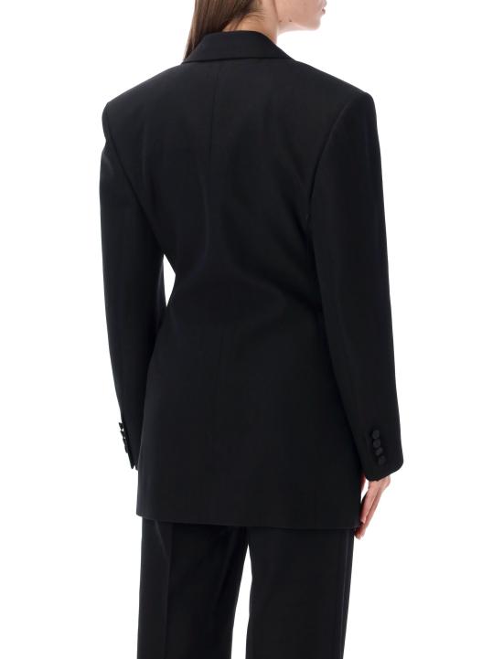 26FW 생로랑 수트 자켓 A007SBY5J40 1000 NERO - SAINT LAURENT