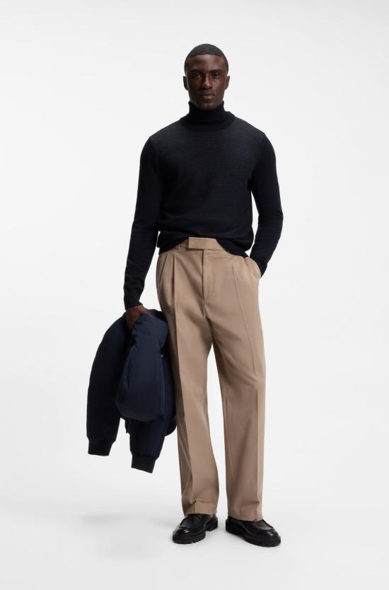 26FW 보스 스웨터 50565517 10280722 01 404 DARK BLUE - BOSS