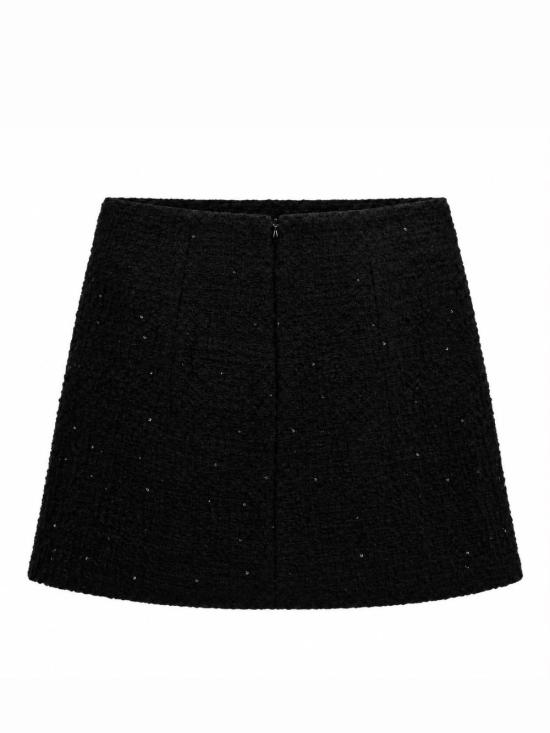 26FW 더로랑 숏 스커트 THE26PFSK 010 BLACK - THELAURENT