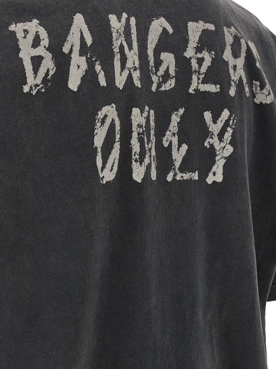 26FW 44레이블 반팔 티셔츠 뱅어스 온리 티셔츠 블랙 - 44 LABEL