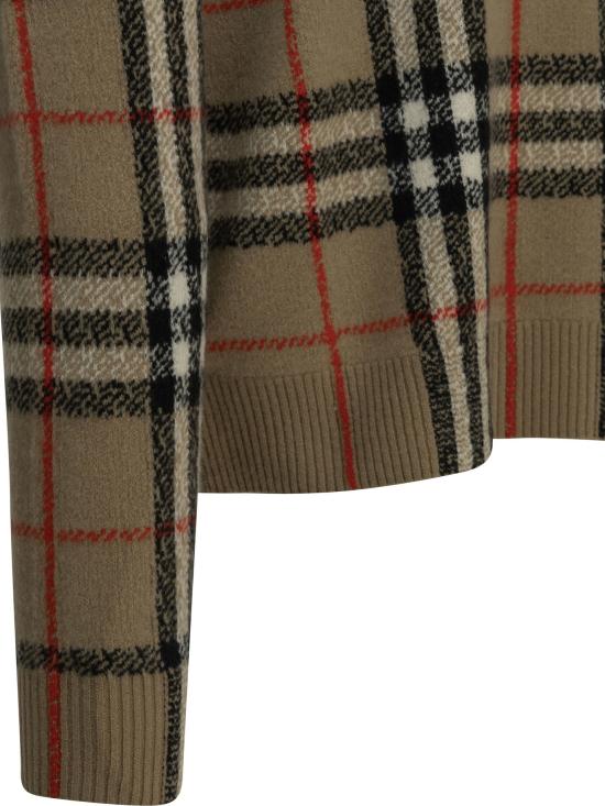 26FW 버버리 니트웨어 체크  베이지 - BURBERRY