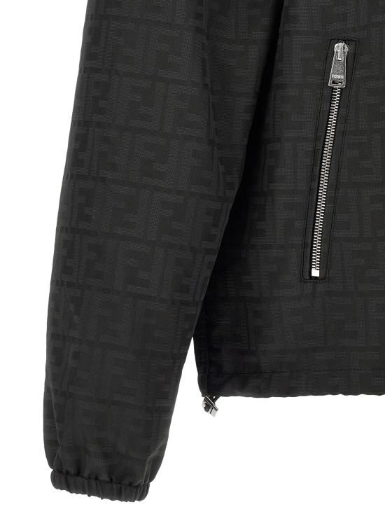 26FW 펜디 패딩 Ff 자카드 재킷  재킷 블랙 - FENDI