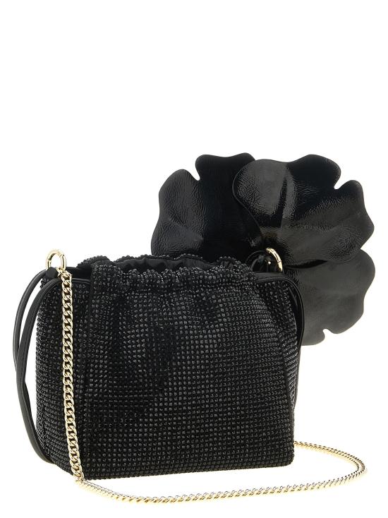 26FW 핑코 클러치/파우치 플라워 클러치 블랙 - PINKO