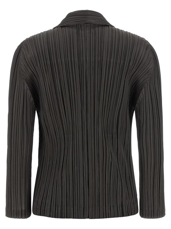 26FW 플리츠플리즈 수트 자켓 플리츠 블레이저 그레이 - PLEATS PLEASE