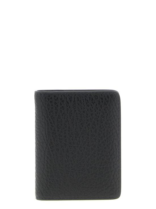 26FW 마르지엘라 지갑 검정색 스티칭  및 카드 홀더 - MAISON MARGIELA