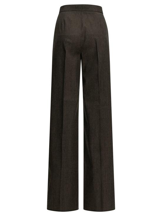 26FW 막스마라 스트레이트 팬츠 맞춤형 울 팬츠 브라운 - MAX MARA