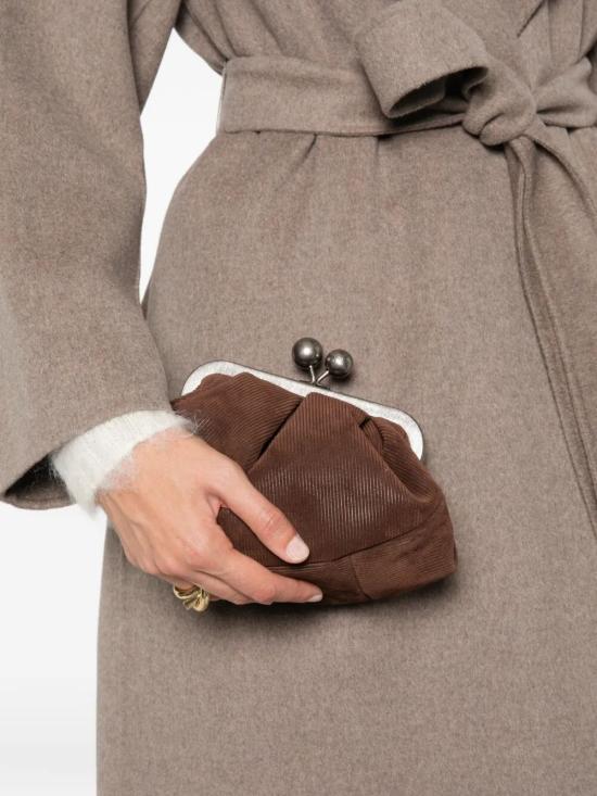 26FW 위켄드막스마라 클러치/파우치 2625516065600 001 CHOCOLATE - WEEKEND MAX MARA