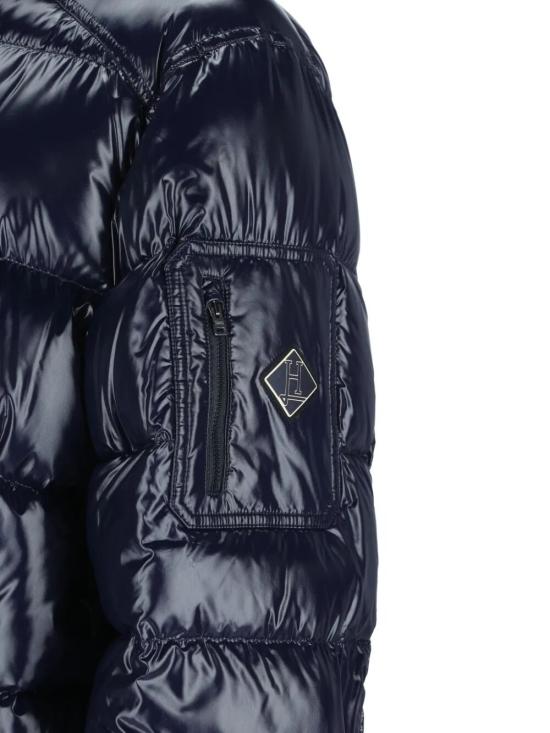 26FW 에르노 마야 후드 쇼트 다운 재킷 PI001416U 12973 9200 BLUE - HERNO