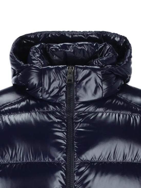 26FW 에르노 마야 후드 쇼트 다운 재킷 PI001416U 12973 9200 BLUE - HERNO