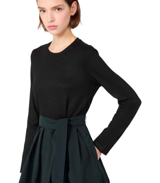 26FW 위켄드막스마라 롱 원피스 2625626042600 003 S Black - WEEKEND MAX MARA