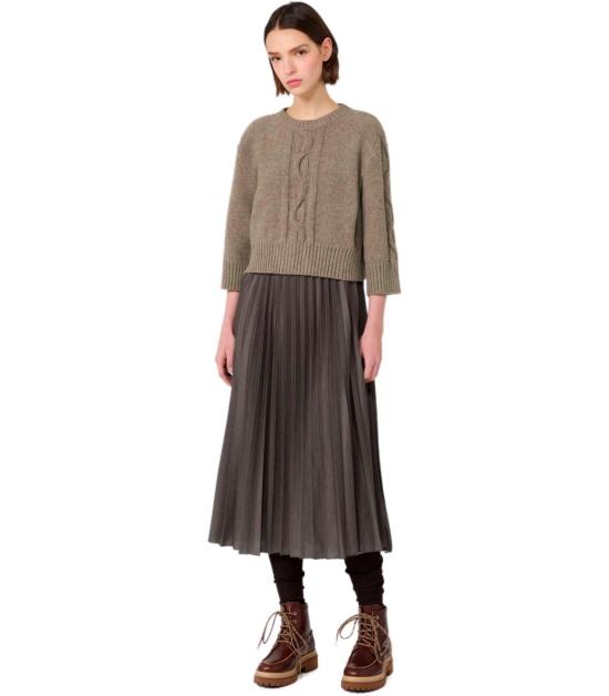 26FW 위켄드막스마라 롱 원피스 2625396012600 004 XS Beige - WEEKEND MAX MARA