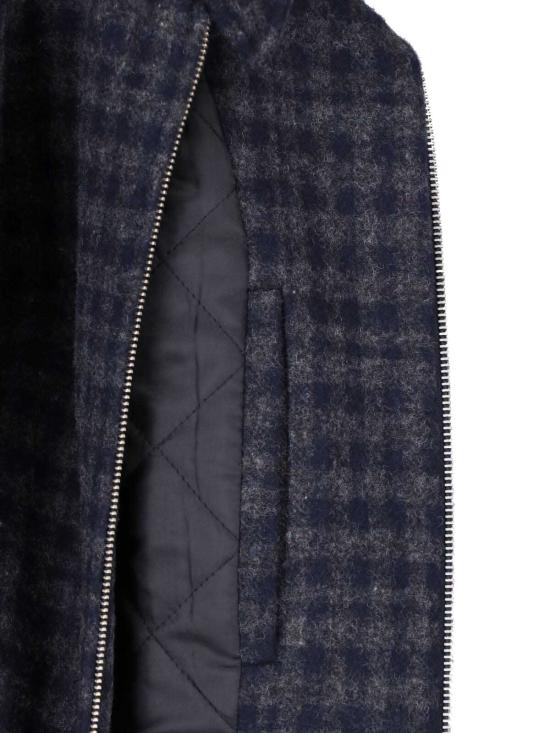 26FW 던스트 자켓 UDJU6D127N3 DEEP NAVY CHECK BLUE - DUNST