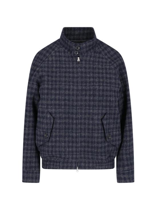 26FW 던스트 자켓 UDJU6D127N3 DEEP NAVY CHECK BLUE
