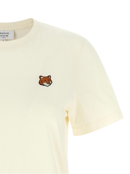 26FW 메종키츠네 폭스 헤드 레귤러 폴로 티셔츠 PW00113KJ70260063 White - MAISON KITSUNE