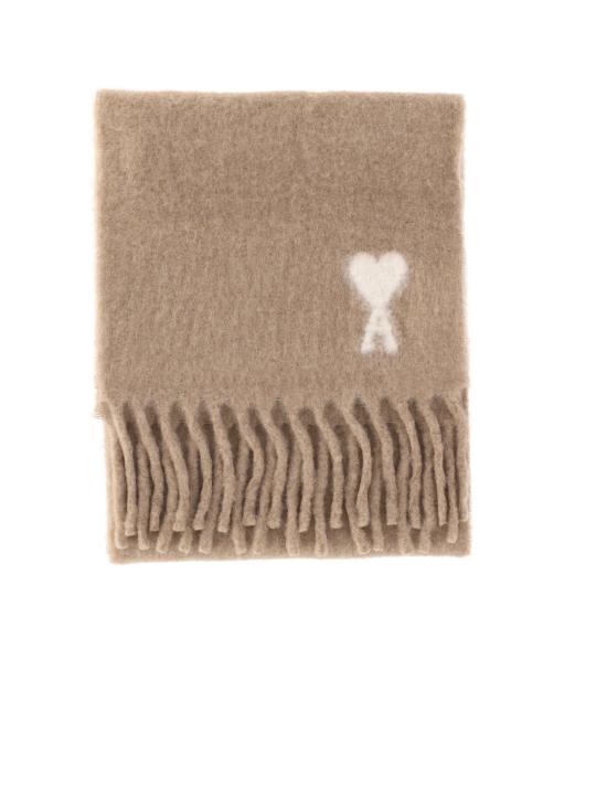 26FW 아미 알파카 아미 드 꾀흐 스카프 USF673 AW0004 A184 BEIGE - AMI