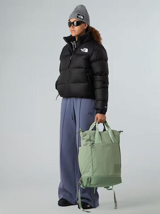 26FW 노스페이스 자켓 Giacca Retro Nuptse Squadrato da Donna Nero - NORTH FACE