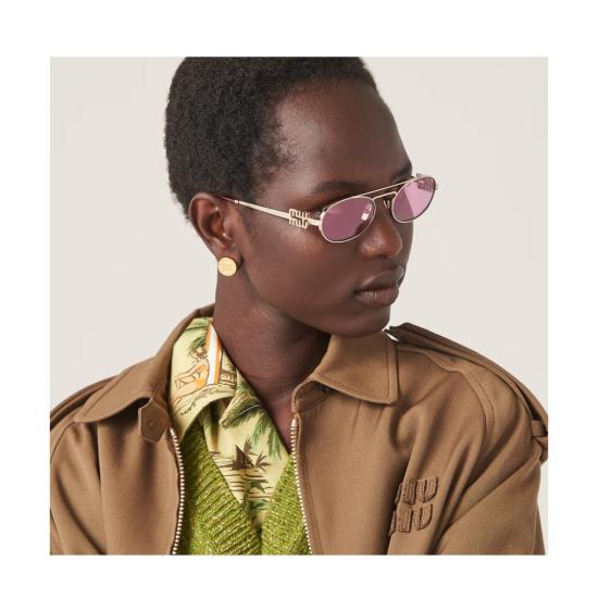 26SS 미우미우 선글라스 17DN53N0A Gold - MIU MIU