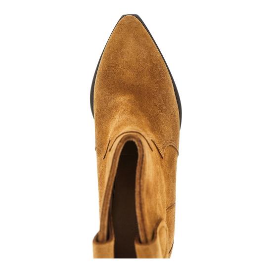 26FW 이자벨마랑 드위나 스웨이드 카프스킨 카우보이 부츠 BO0002FAA1A03S Brown - ISABEL MARANT