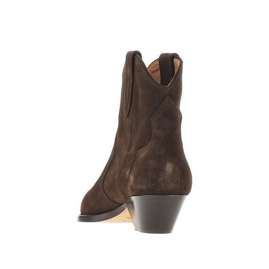 26FW 이자벨마랑 드위나 스웨이드 카프스킨 카우보이 부츠 BO0002FAA1A03S Brown - ISABEL MARANT