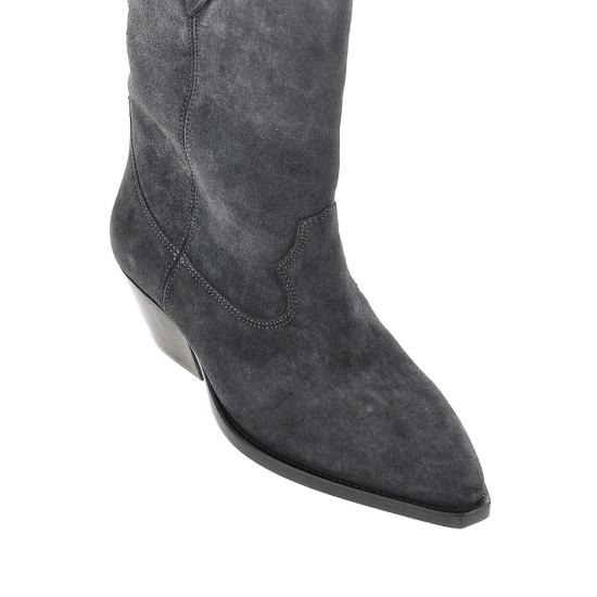 26FW 이자벨마랑 두에르토 레더 카우보이 부츠 BO0003FAA1A03S Grey - ISABEL MARANT