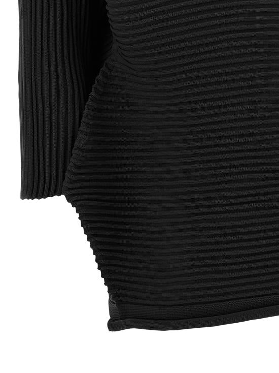 26FW 플리츠플리즈 블라우스/셔츠 지그재그 니트 셔츠와 블라우스 세트 (블랙) - PLEATS PLEASE
