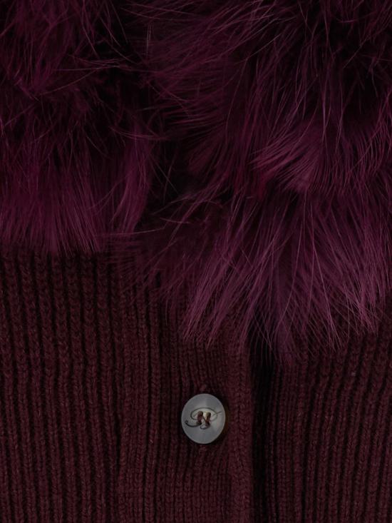 26FW 블루마린 스웨터 RF6197MAB39 91317 Burgundy - BLUMARINE