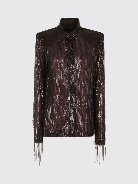 26FW 페데리카 토시 셔츠 31115314 69 Brown - FEDERICA TOSI