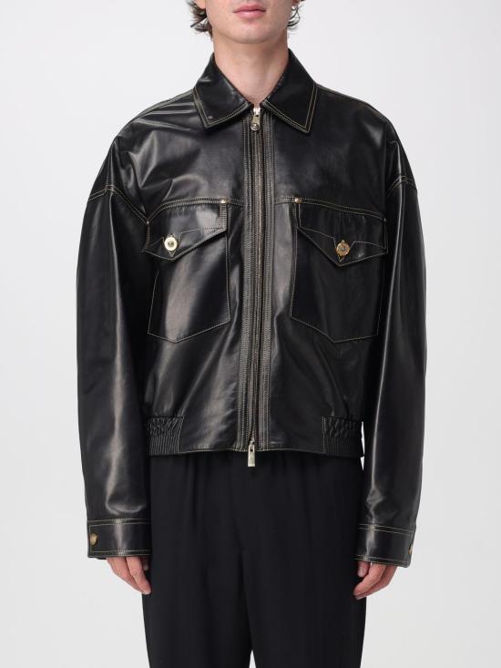 26FW 베르사체 자켓 10257781A18381 1B000 Black