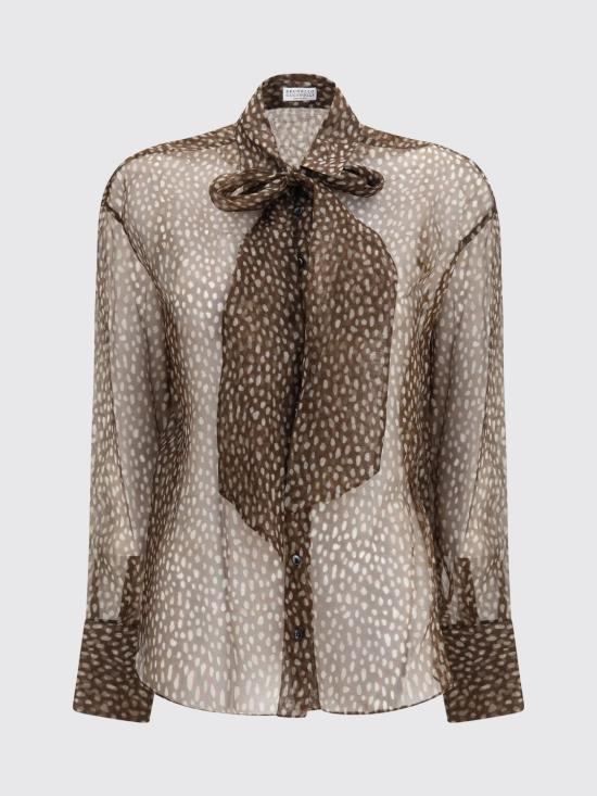 26FW 브루넬로 쿠치넬리 셔츠 MG961M2Z16 C002 Cocoa - BRUNELLO CUCINELLI