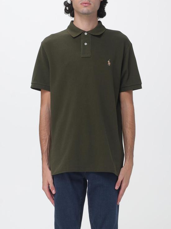 26FW 폴로 랄프로렌 폴로 티셔츠 710680784 541 Olive