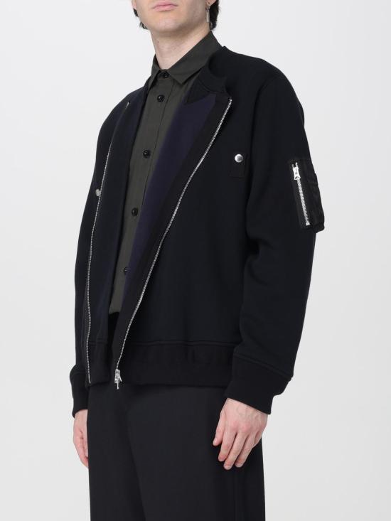 26FW 사카이 긴팔 티셔츠 2604137M 001 Black - SACAI