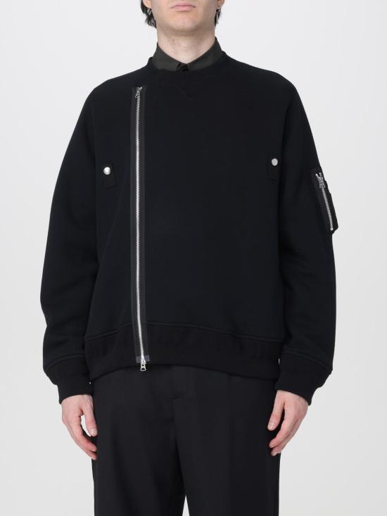 26FW 사카이 긴팔 티셔츠 2604137M 001 Black
