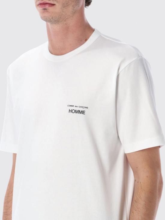 26FW 꼼데가르송 반팔 티셔츠 HRT101 3 White - COMME DES GARCONS