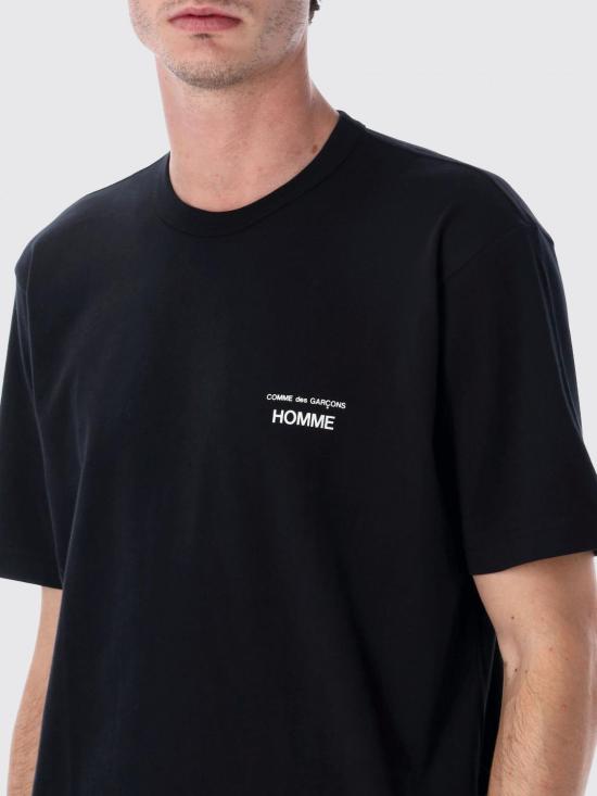 26FW 꼼데가르송 반팔 티셔츠 HRT101 1 Black - COMME DES GARCONS