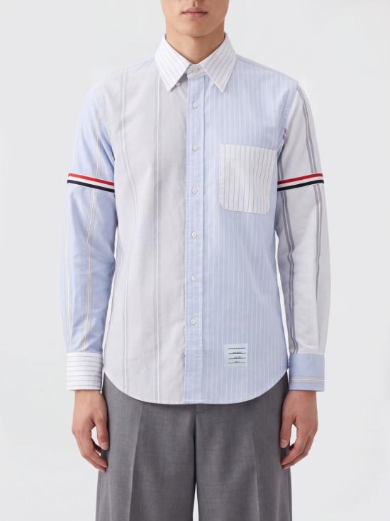 26FW 톰브라운 셔츠 MWL301FF0938 480 Gnawed Blue