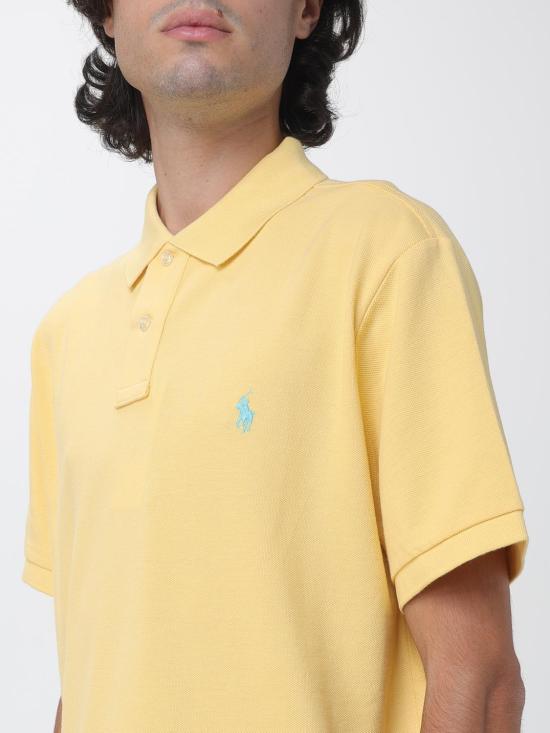26FW 폴로 랄프로렌 폴로 티셔츠 710782592 021 Yellow - POLO RALPH LAUREN