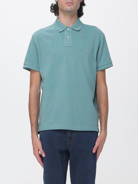 26FW 폴로 랄프로렌 폴로 티셔츠 710680784 536 Forest Green