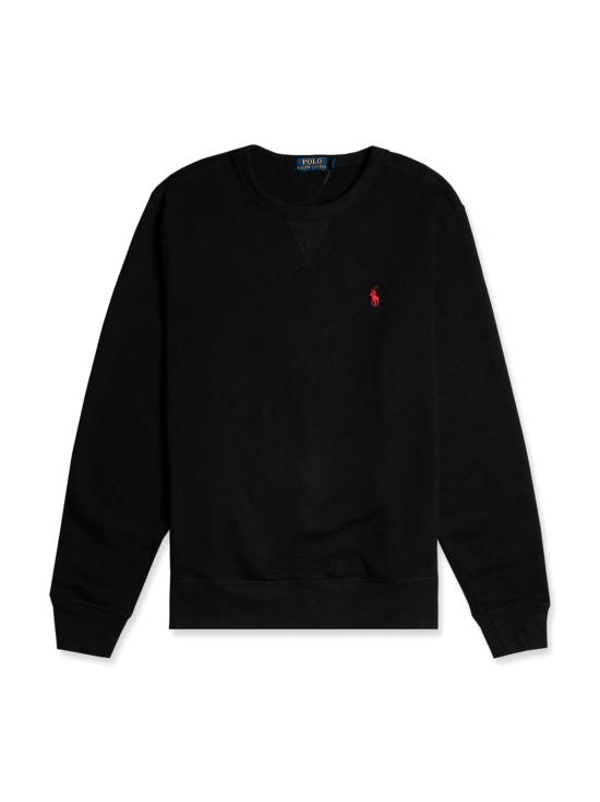 27FW 폴로 랄프로렌 포니 로고 자수 맨투맨 710766772 001 BLACK