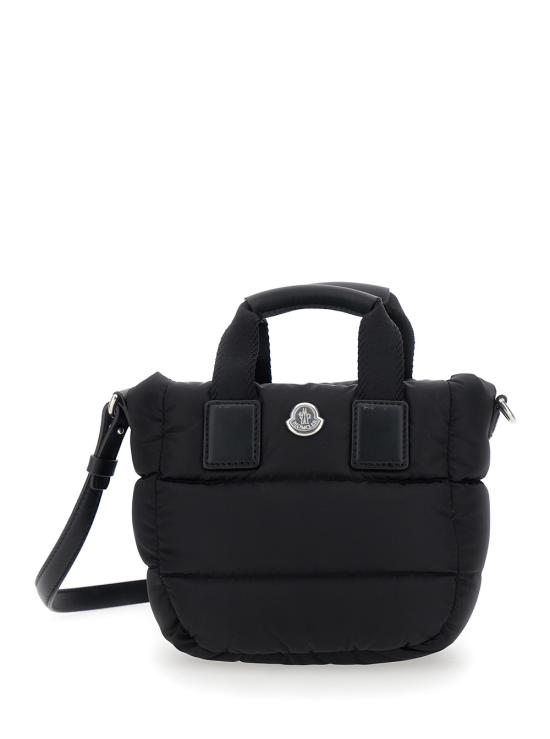 26FW 몽클레어 카라독 마이크로 패딩 토트백 5L00004 M6275 999 BLACK DOM