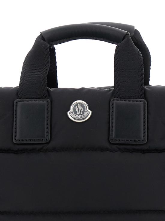 26FW 몽클레어 카라독 마이크로 패딩 토트백 5L00004 M6275 999 BLACK DOM - MONCLER
