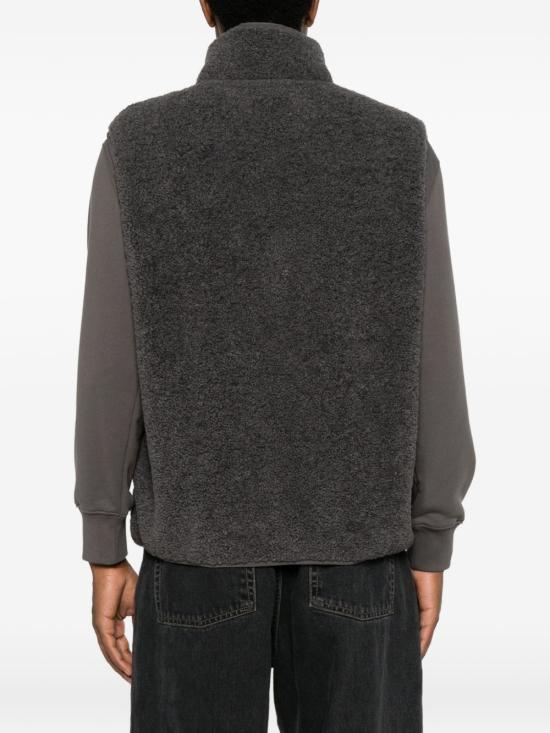 26FW 메종키츠네 니트 베스트 MRMWV12 WM20460438 DARK GREY - MAISON KITSUNE