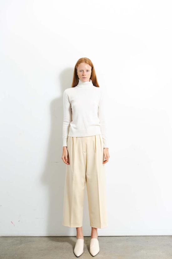  퓨어 캐시미어 엔와이씨 스웨터 퓨어캐시미어 NYC 캐시미어 터틀넥  아이보리 - PURECASHMERE NYC